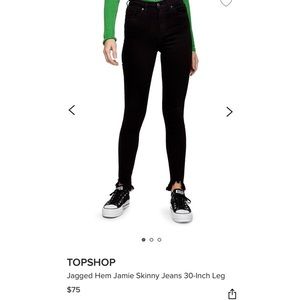 Black Topshop Jeans